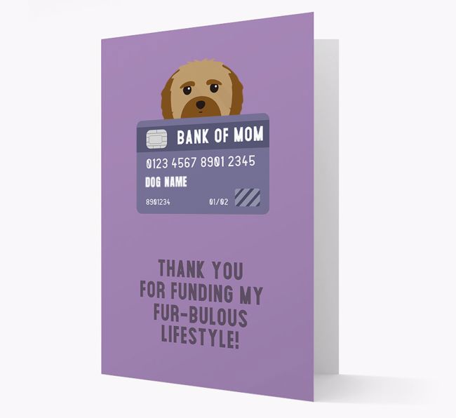 'Bank of Mom' - Personalised {breedFullName} Card